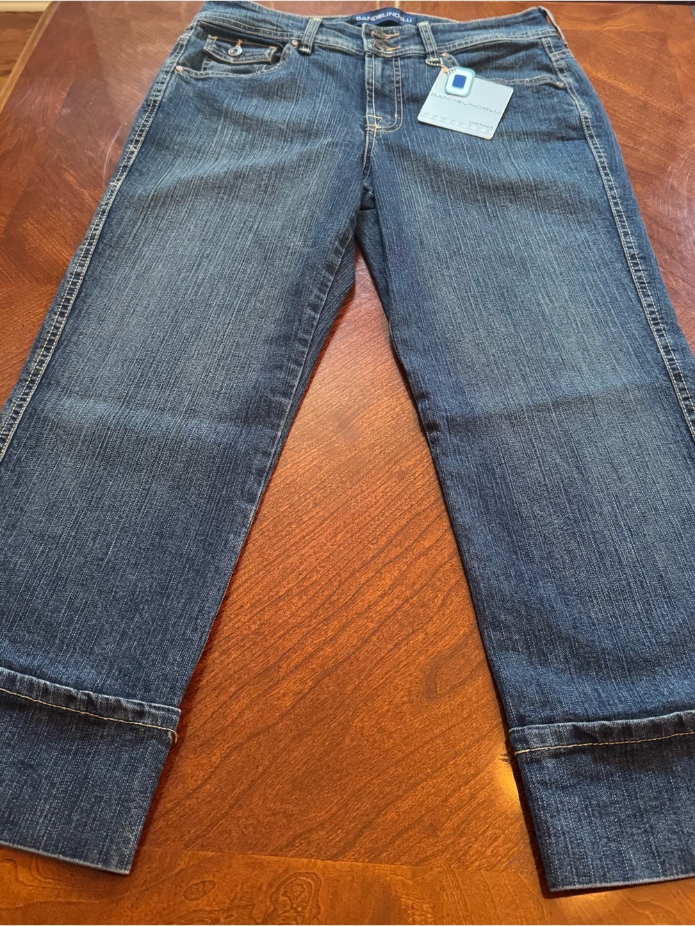 Bandolino Blu Capris Indigo Blue Size 8